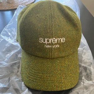 Supreme Harris Tweed Logo 6-panel